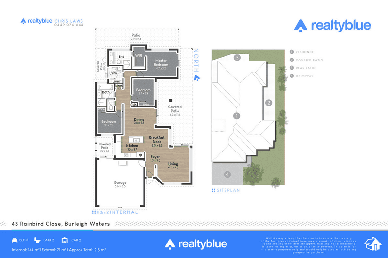 43 Rainbird Close, BURLEIGH WATERS, QLD 4220