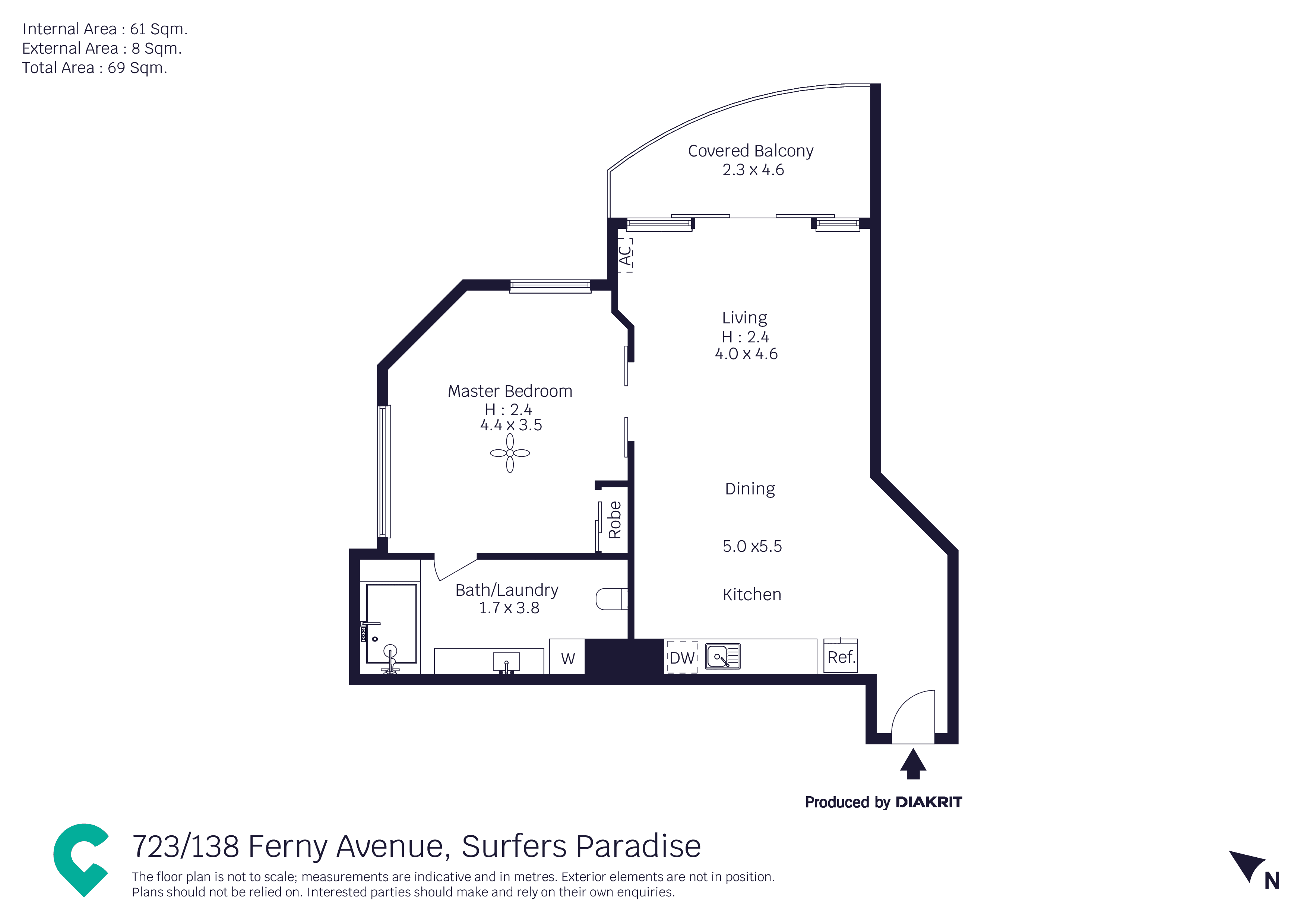 61/132-138 Ferny Avenue, SURFERS PARADISE, QLD 4217