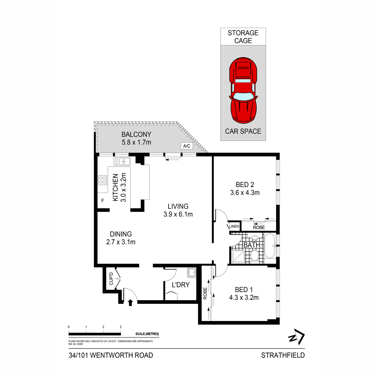 34/101 Wentworth Road, STRATHFIELD, NSW 2135