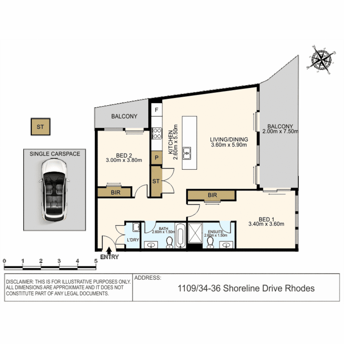 1109/36 Shoreline Drive, Rhodes, NSW 2138