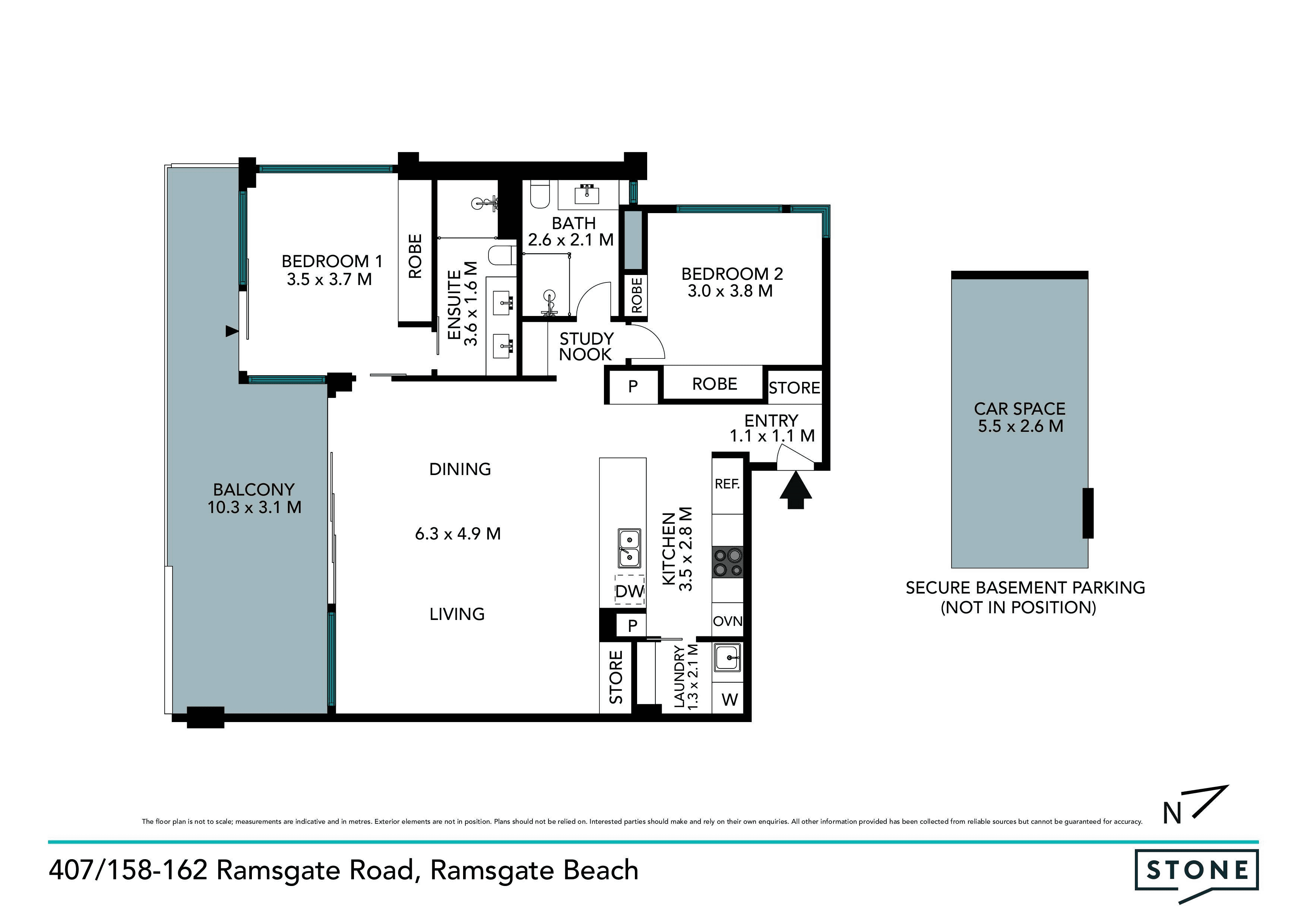 407/158-162 Ramsgate Road, Ramsgate Beach, NSW 2217