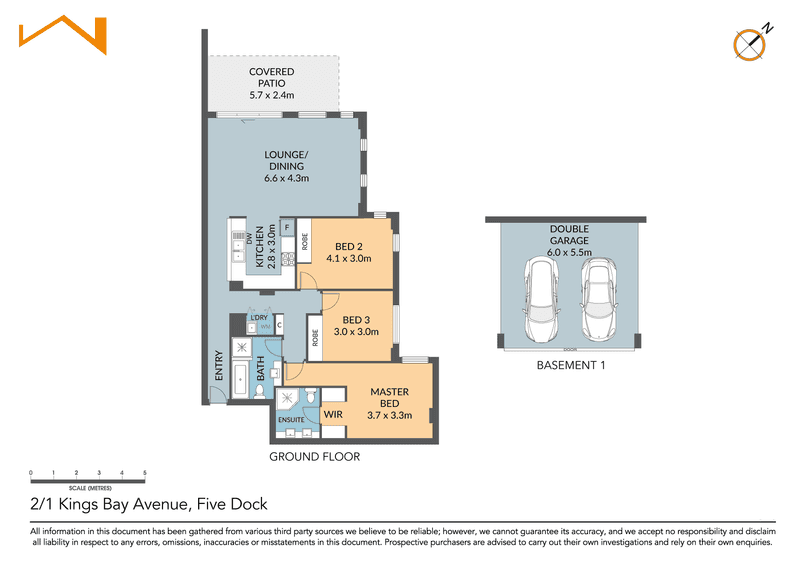 2/1 Kings Bay Avenue, Five Dock, NSW 2046