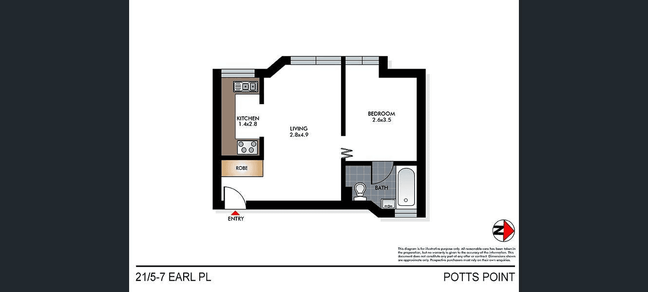 21/5-7 Earl Place, Potts Point, NSW 2011