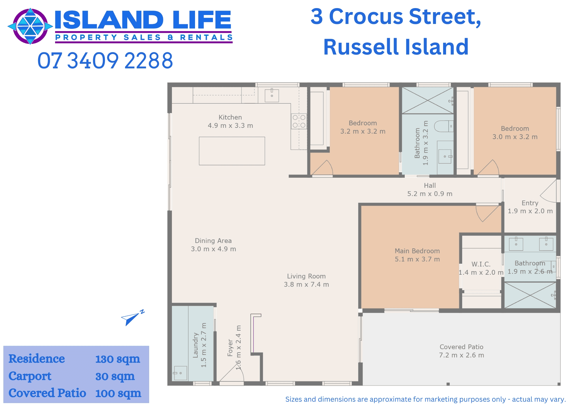 3 Crocus Street, RUSSELL ISLAND, QLD 4184