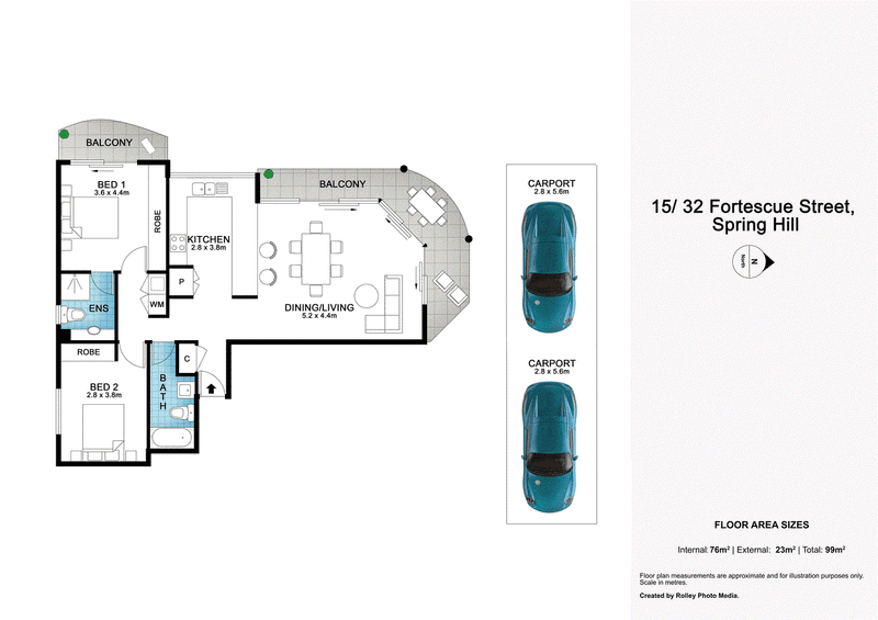 15/32 Fortescue Street, SPRING HILL, QLD 4000