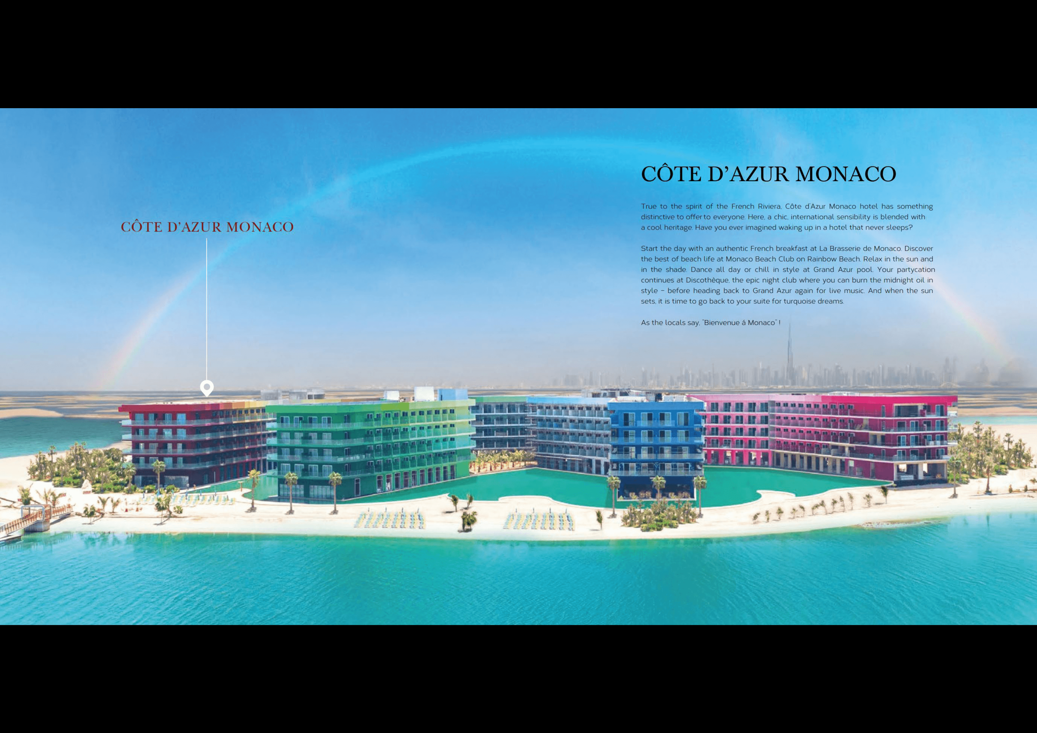MONACO COTE D'AZUR, THE HEART OF EUROPE - WORLD ISLANDS. DUBAI, INTERNATIONAL, INTERNATIONAL 0000