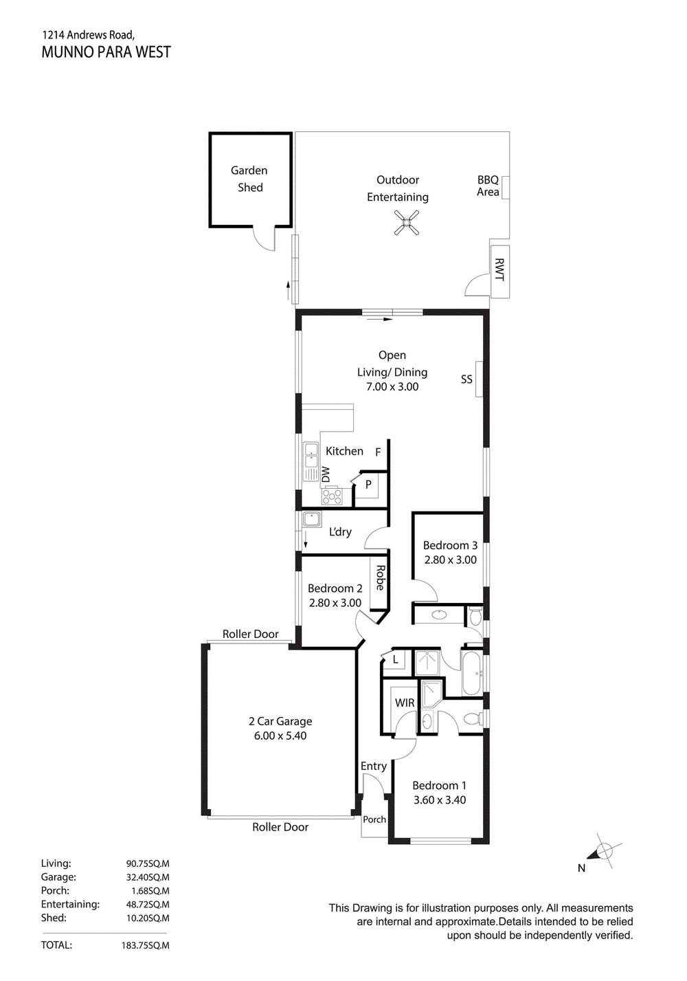 1214 Andrews Road, MUNNO PARA WEST, SA 5115