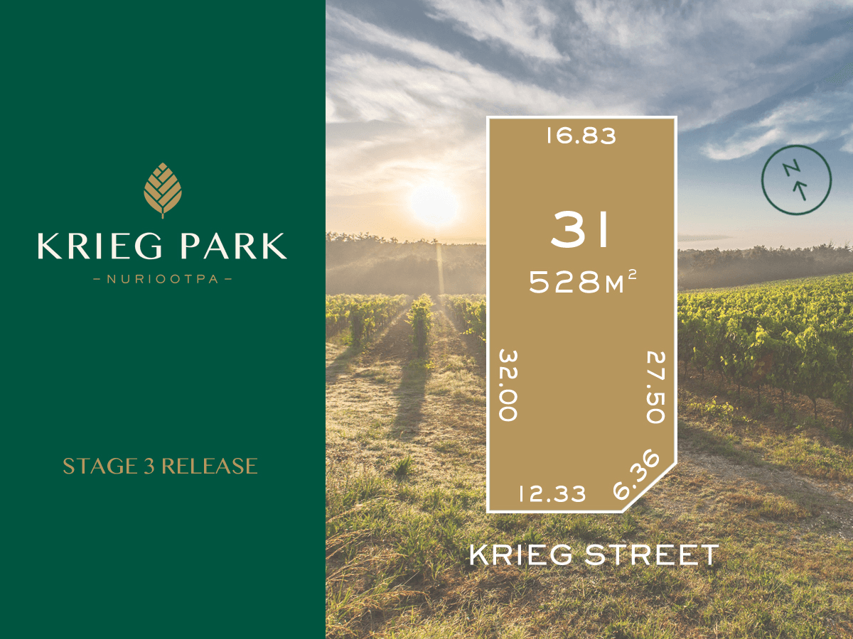 Lot 31 Krieg Street, Nuriootpa, SA 5355