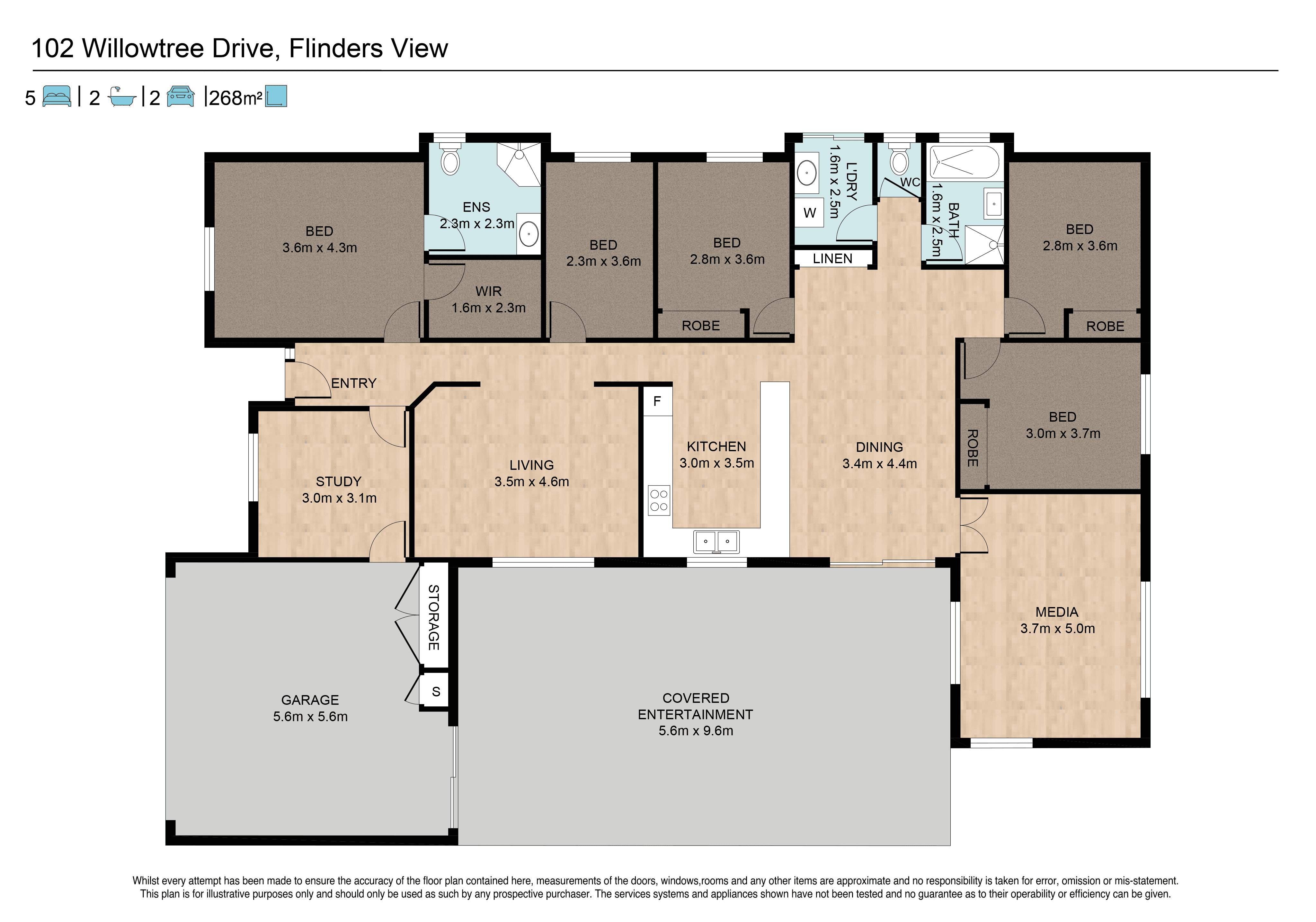 102 WILLOWTREE DRIVE, FLINDERS VIEW, QLD 4305