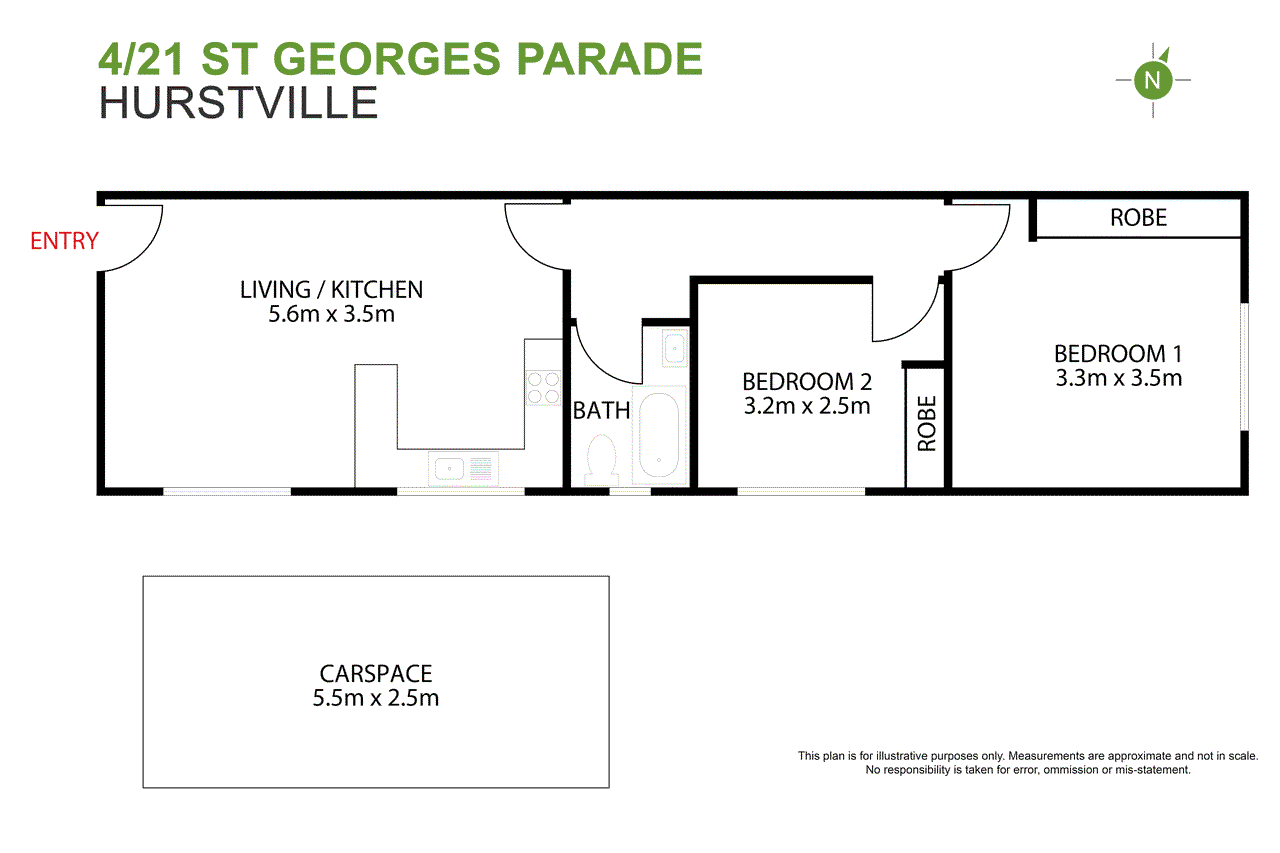 4/21 St Georges Parade, Hurstville, NSW 2220