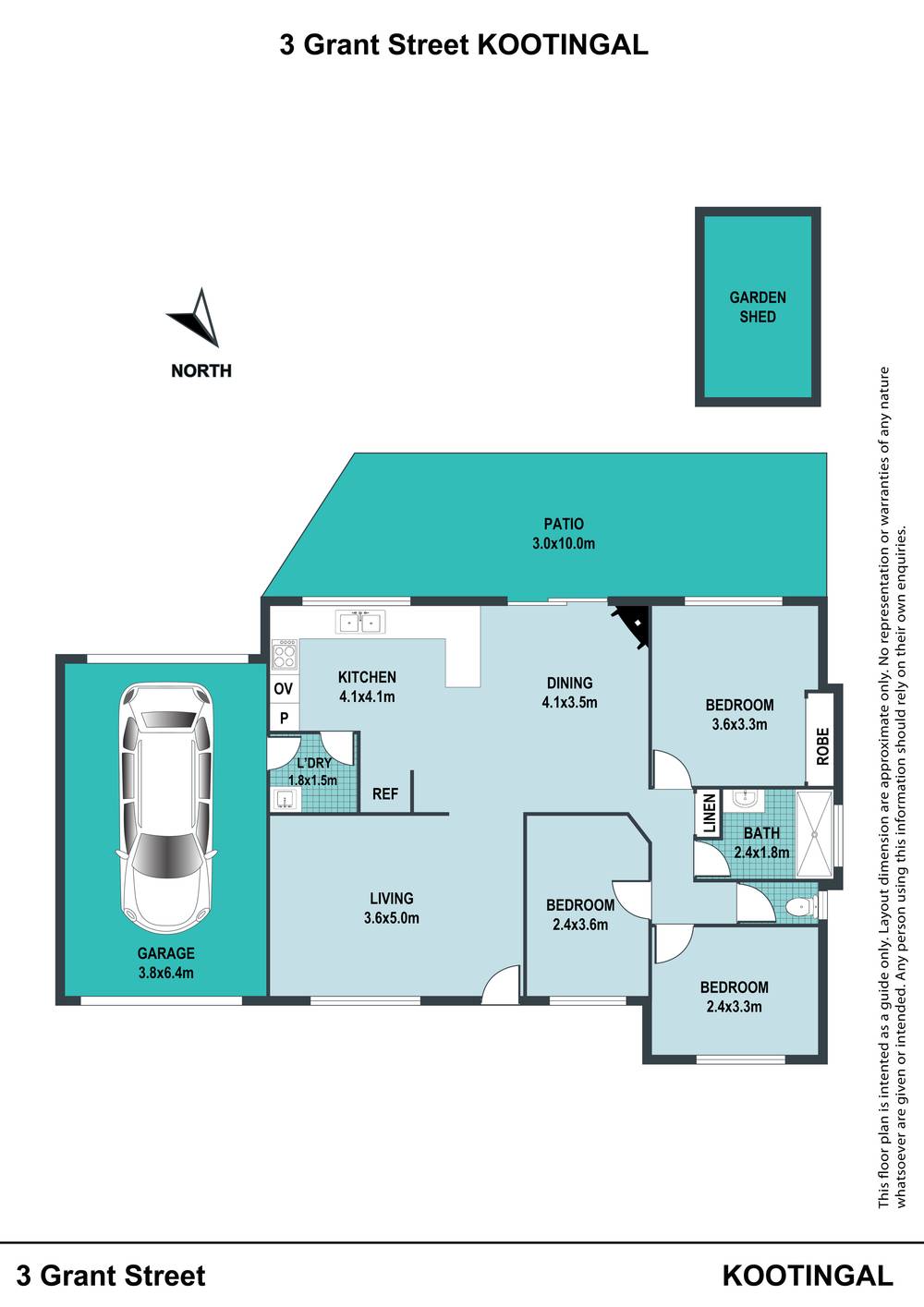 3 Grant Street, KOOTINGAL, NSW 2352