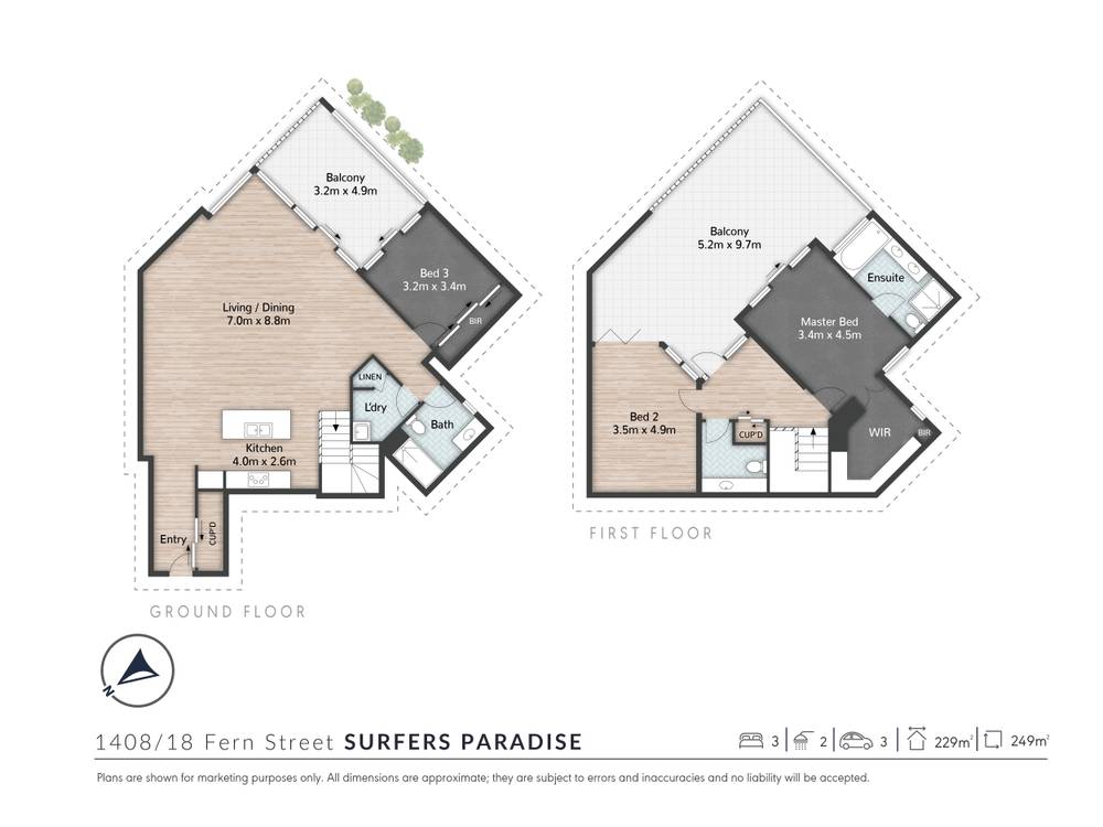 1408/18 Fern Street, SURFERS PARADISE, QLD 4217