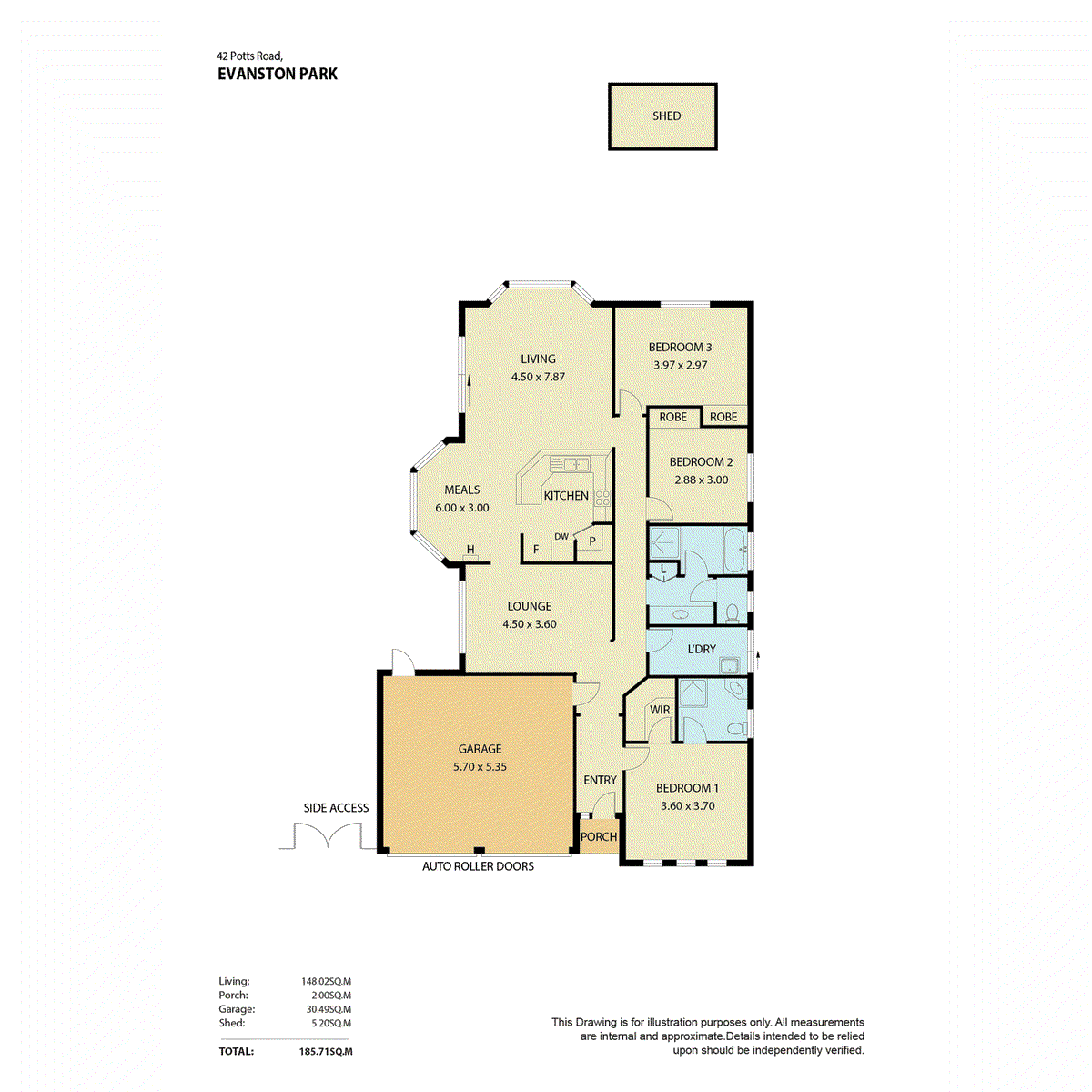 42 Potts Road, EVANSTON PARK, SA 5116