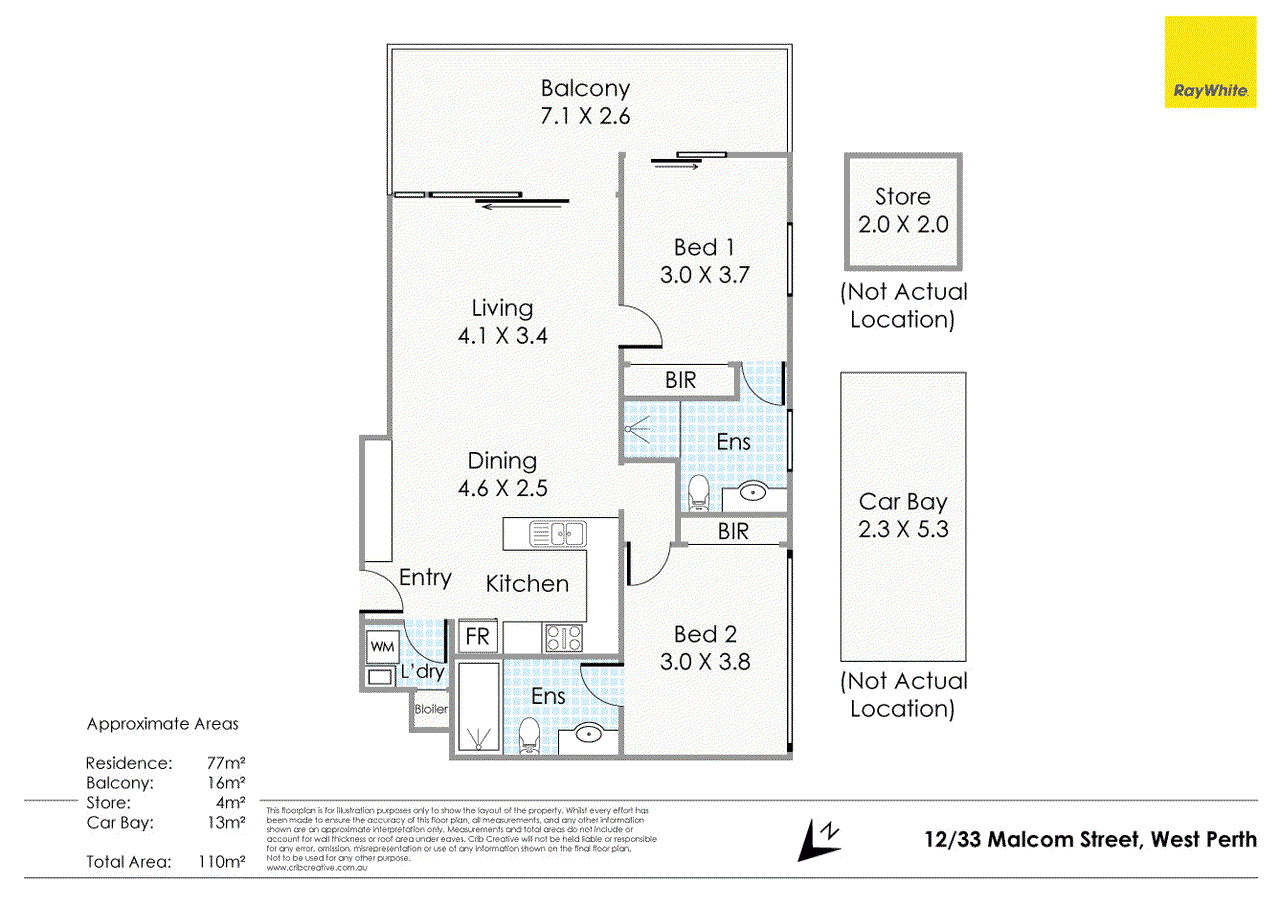 12/33 Malcolm Street, WEST PERTH, WA 6005