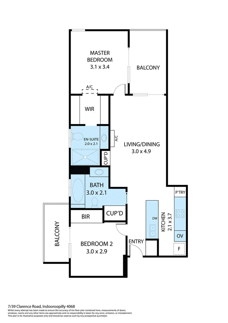 7/39-41 Clarence Road, Indooroopilly, QLD 4068