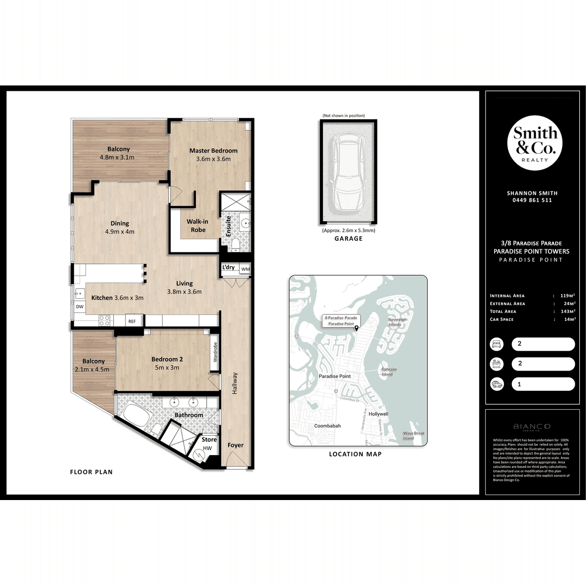 3/8 Paradise Parade, Paradise Point, QLD 4216