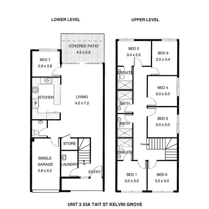 1-3/23A Tait Street, Kelvin Grove, QLD 4059