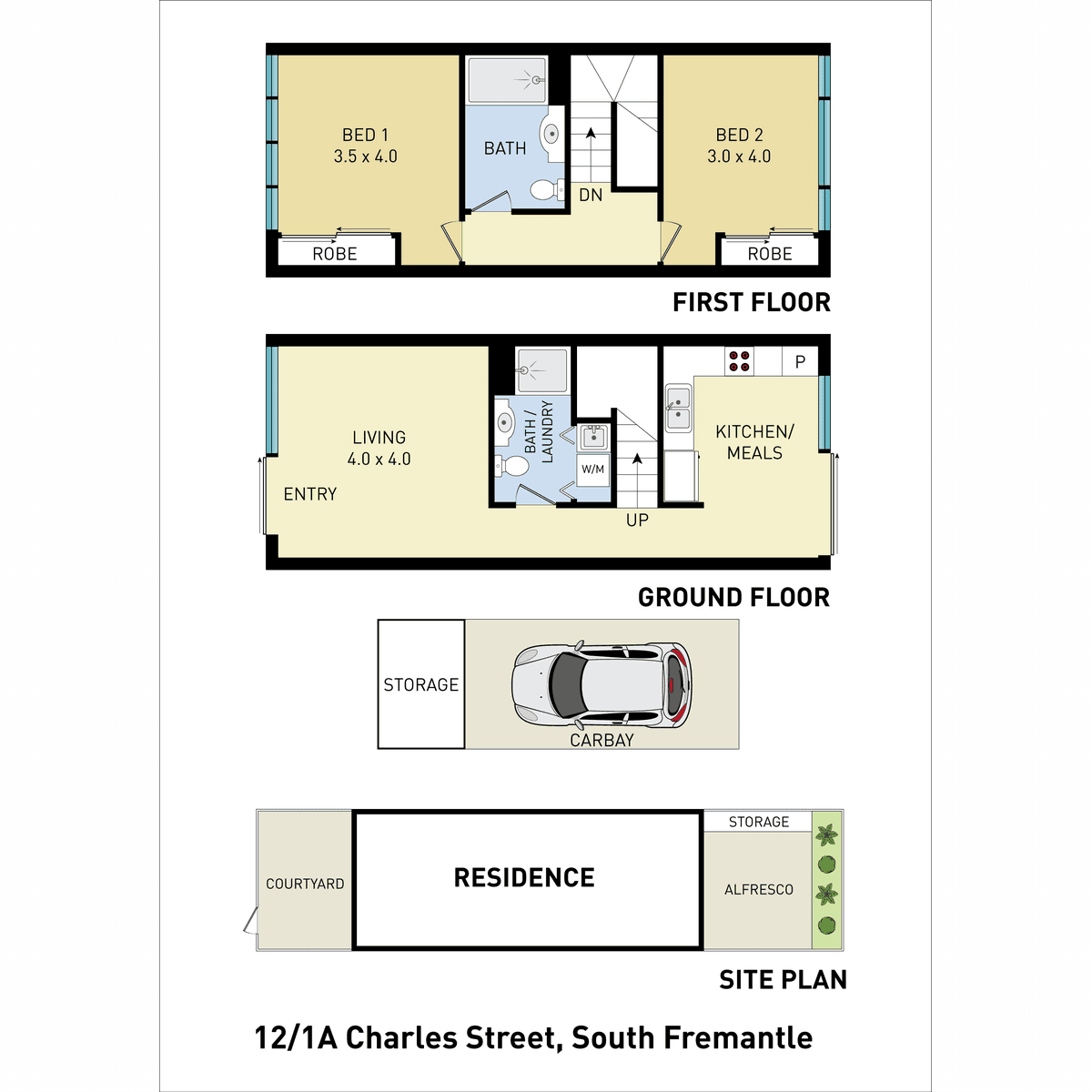 12/1A Charles Street, SOUTH FREMANTLE, WA 6162