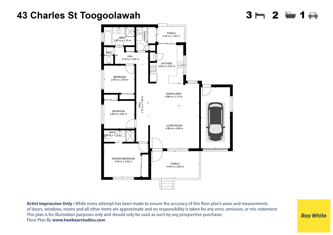 43 Charles Street, TOOGOOLAWAH, QLD 4313