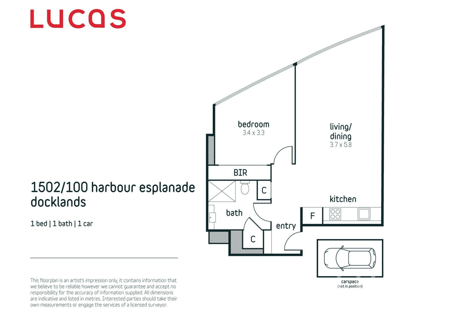 1502/100 Harbour Esplanade, Docklands, VIC 3008