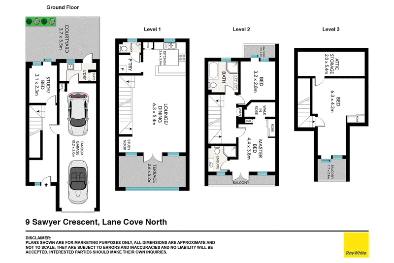 9 Sawyer Crescent, LANE COVE NORTH, NSW 2066