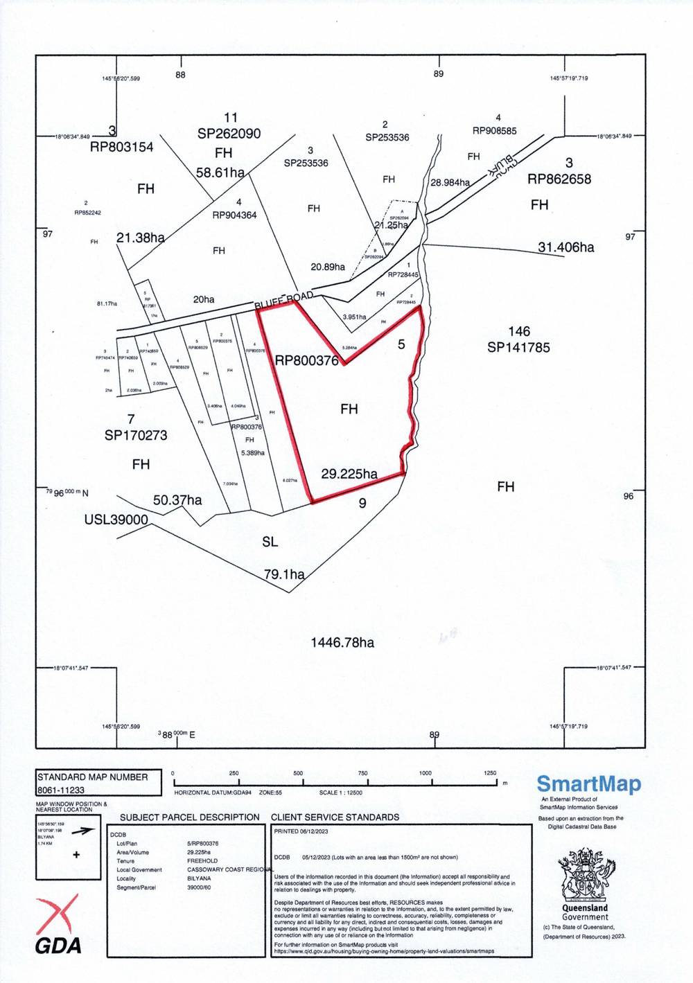 LOT 5 Bluff Rd, Bilyana, QLD 4854