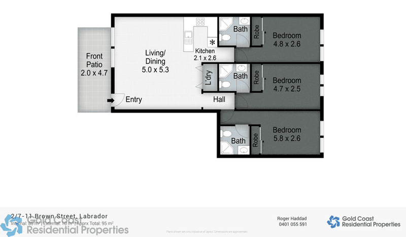 2/7-11 Brown Street, LABRADOR, QLD 4215