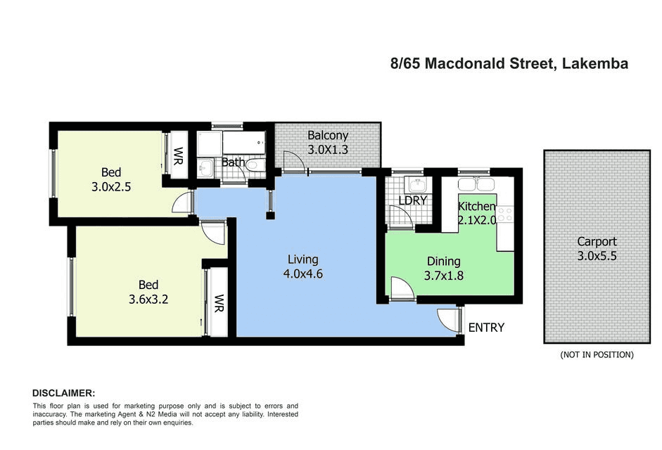 8/65 Macdonald Street, LAKEMBA, NSW 2195