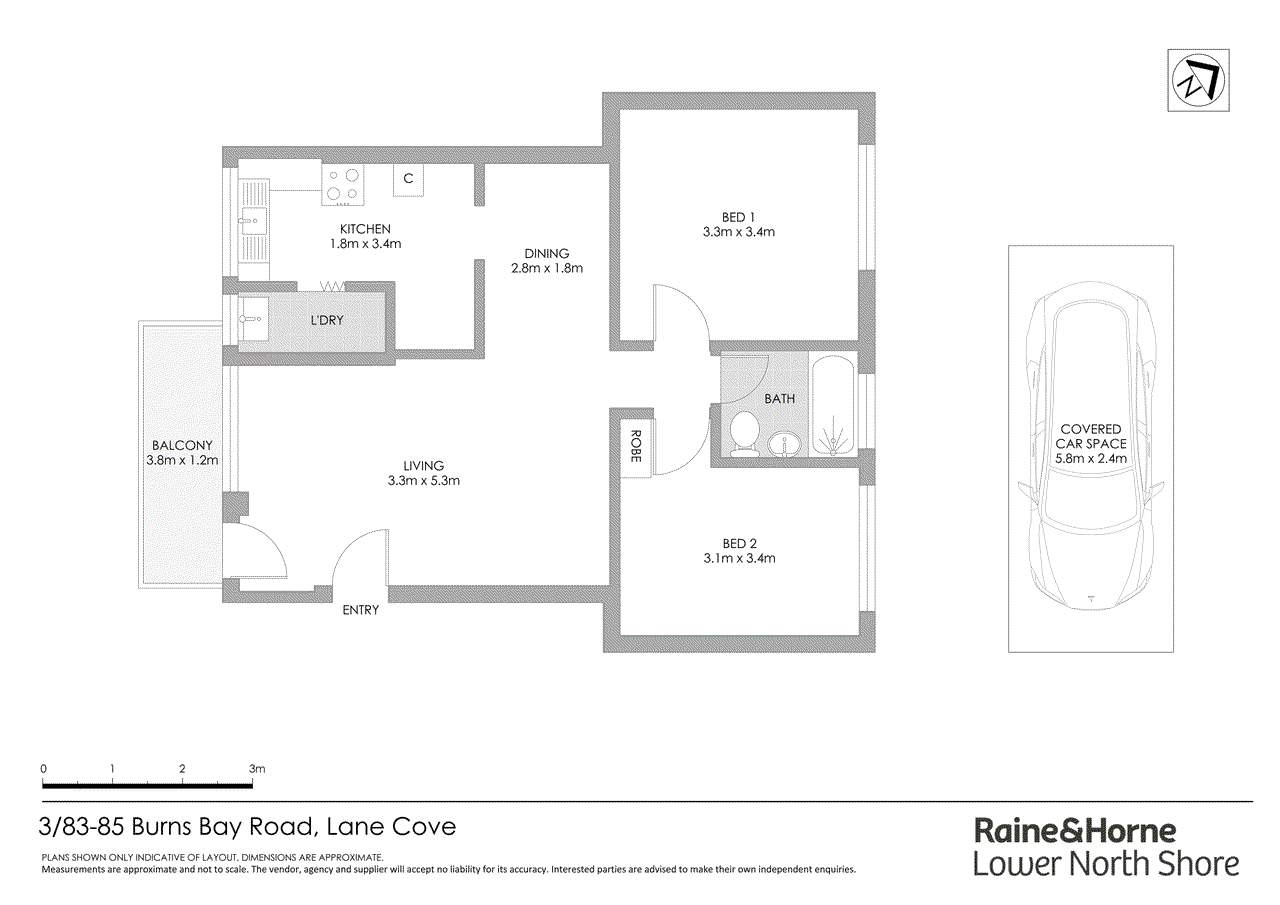 3/83-85 Burns Bay Road, LANE COVE, NSW 2066