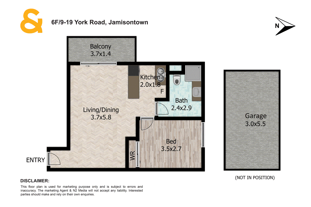 6F/9-19 York Road, PENRITH, NSW 2750