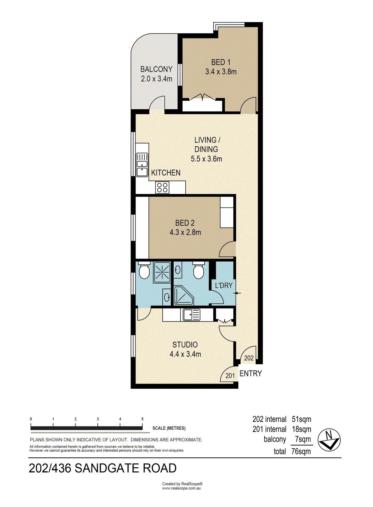 5/436 Sandgate Road, Clayfield, QLD 4011