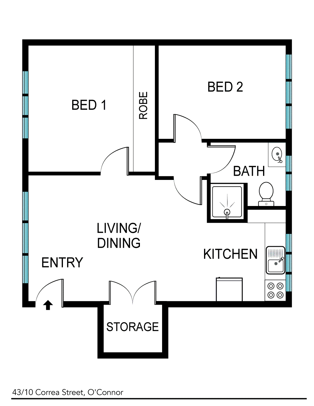 43/10 Correa Street, O'CONNOR, ACT 2602