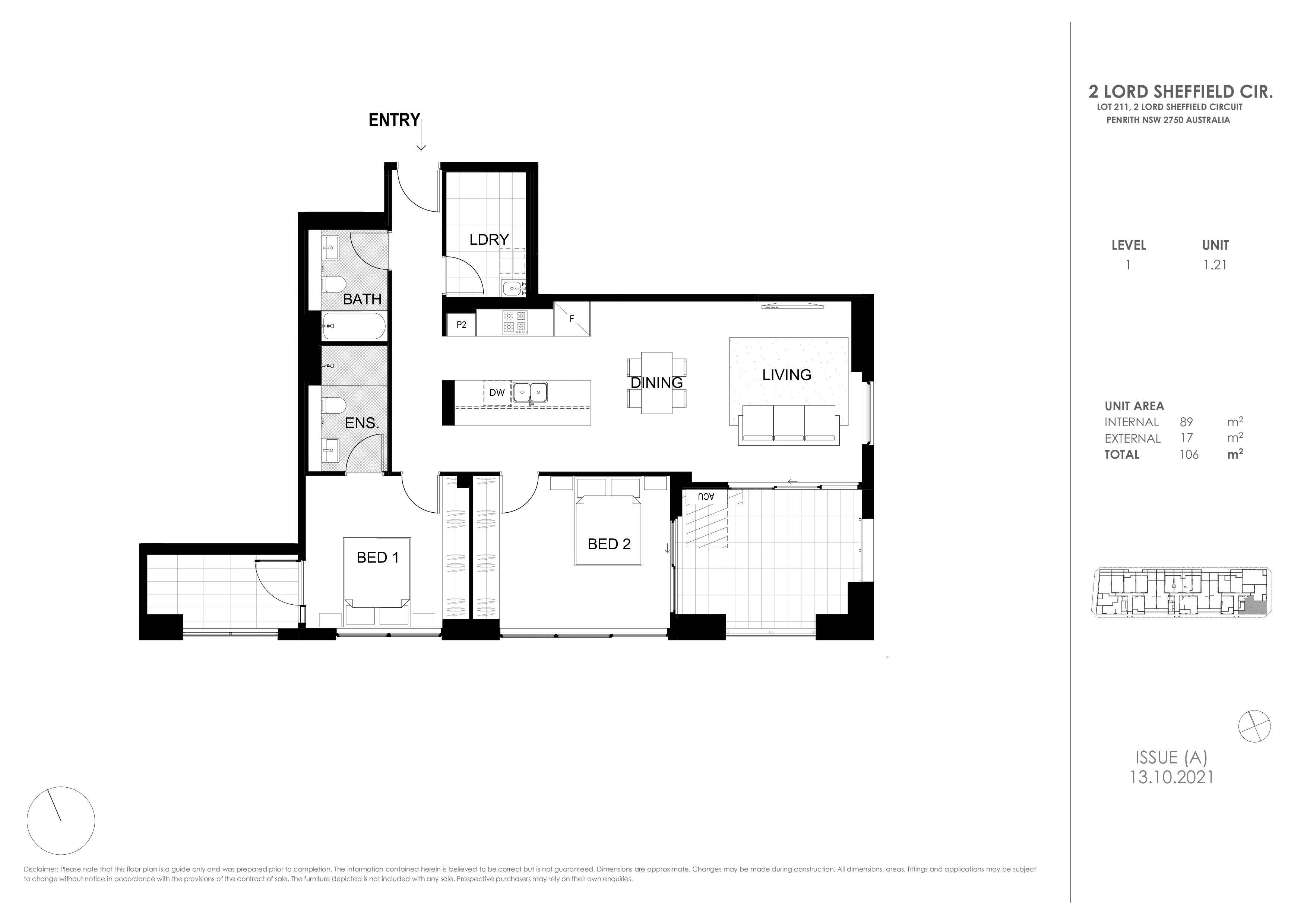 121/2A Lord Sheffield Circuit, Penrith, NSW 2750