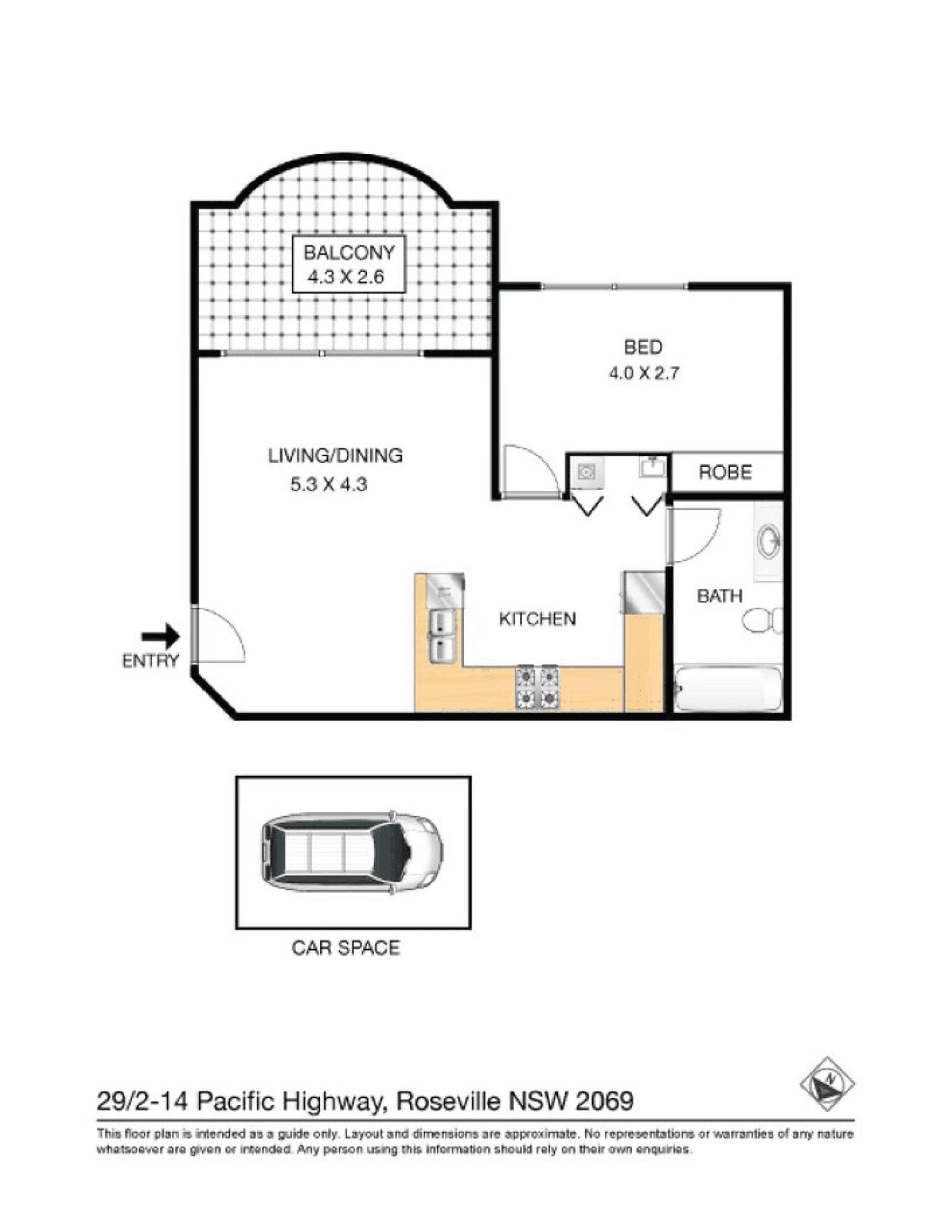 29/2-14 Pacific Highway, Roseville, NSW 2069