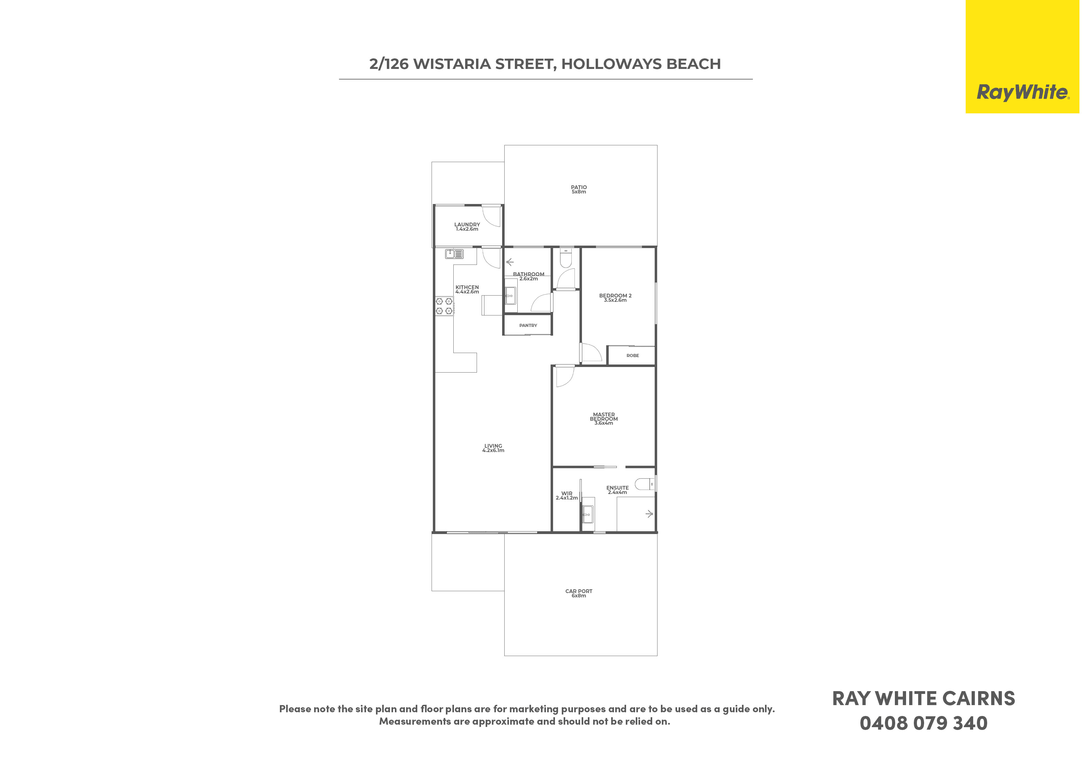 2/126 Wistaria Street, HOLLOWAYS BEACH, QLD 4878