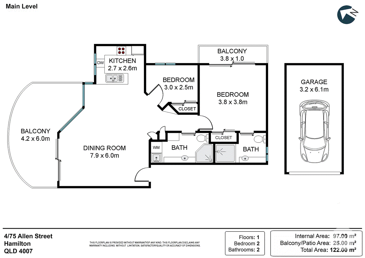 4/75 Allen Street, Hamilton, QLD 4007