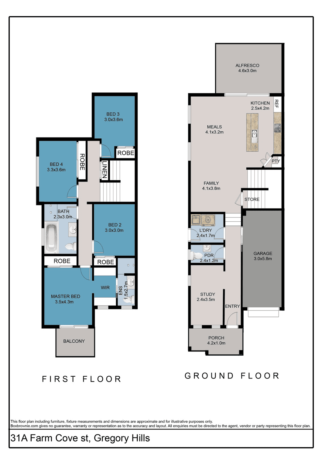 31A Farm Cove Street, Gregory Hills, NSW 2557