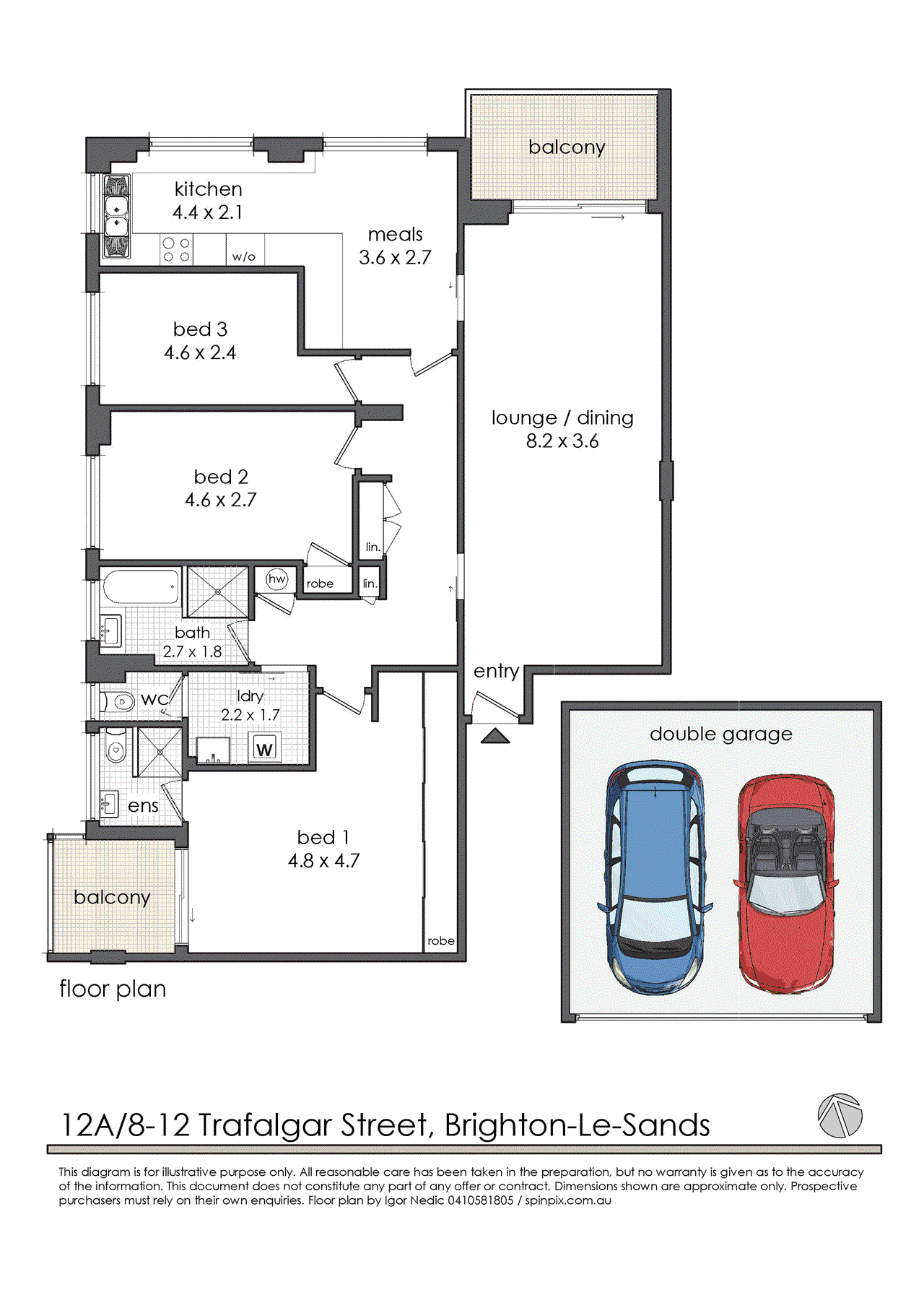 12A/8-12 Trafalgar Street, Brighton-Le-Sands, NSW 2216