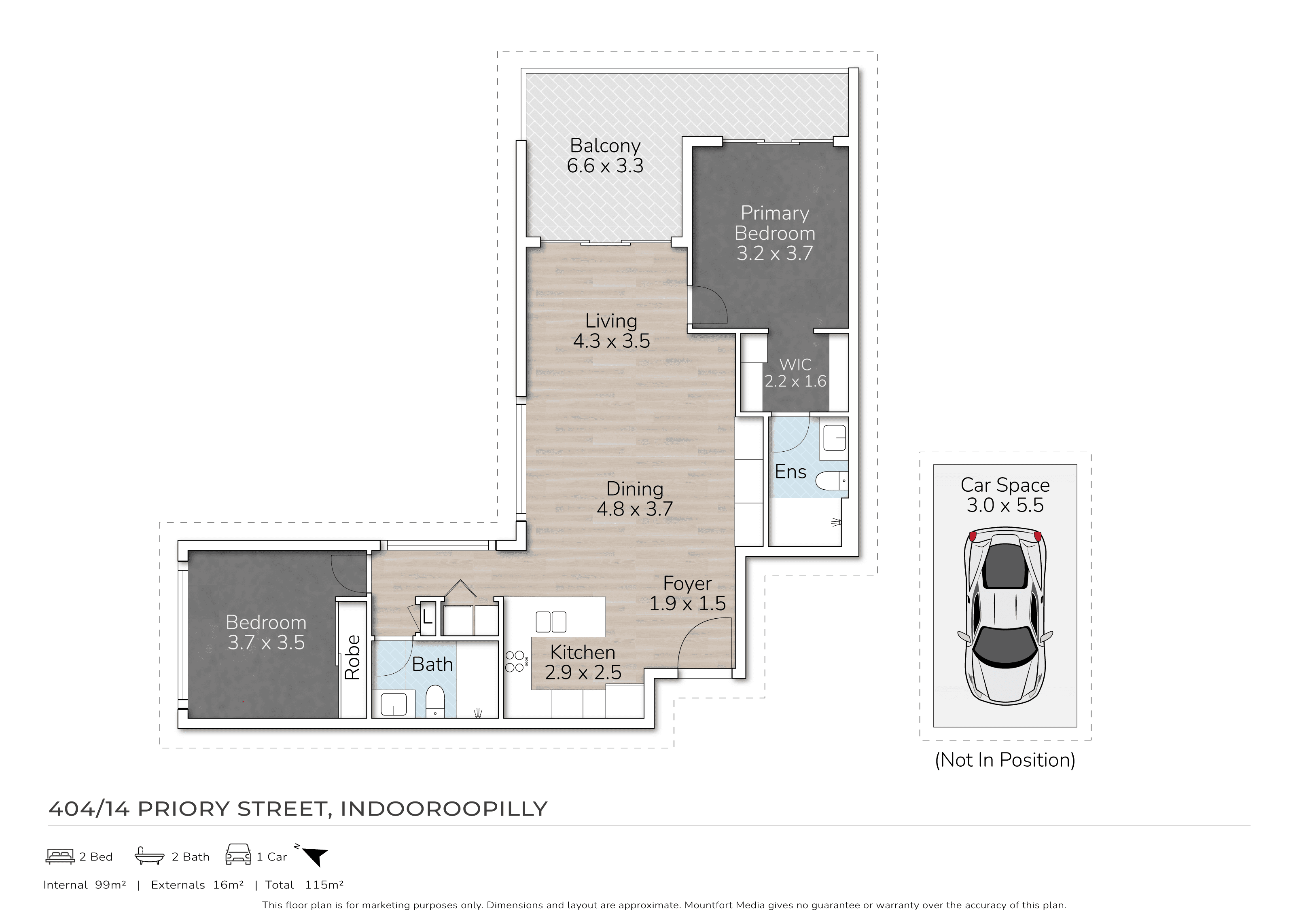 404/14 Priory Street, INDOOROOPILLY, QLD 4068