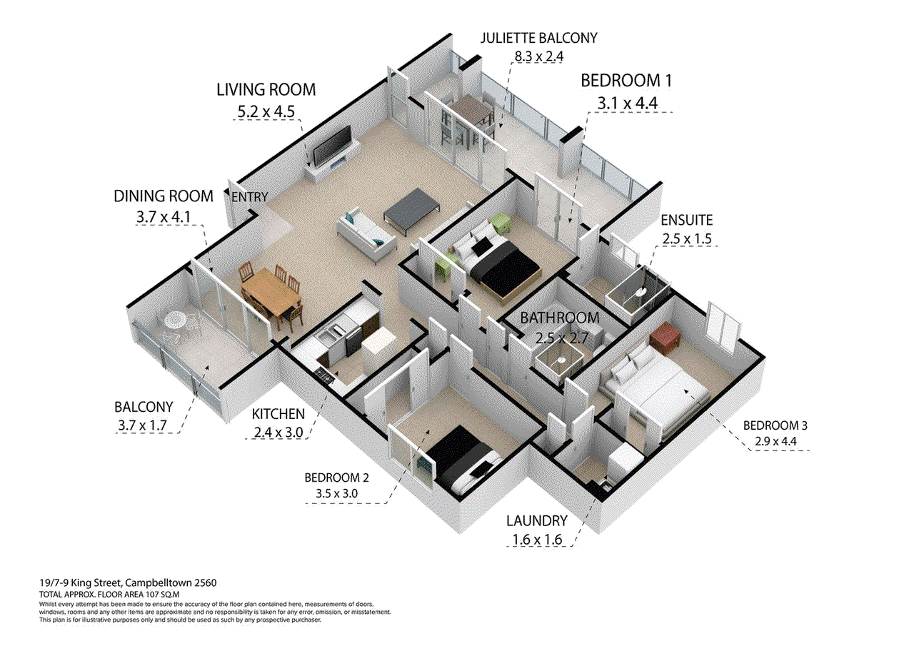 19/7-9 King Street, Campbelltown, NSW 2560