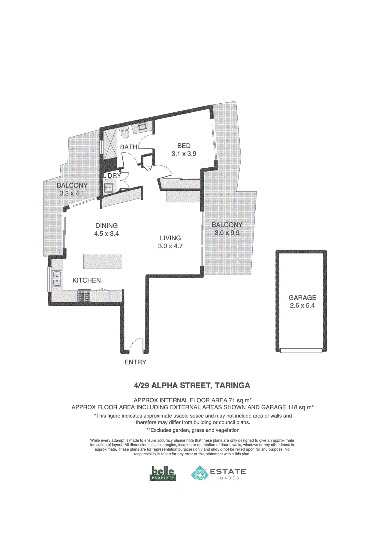 4/29 Alpha Street, Taringa, QLD 4068