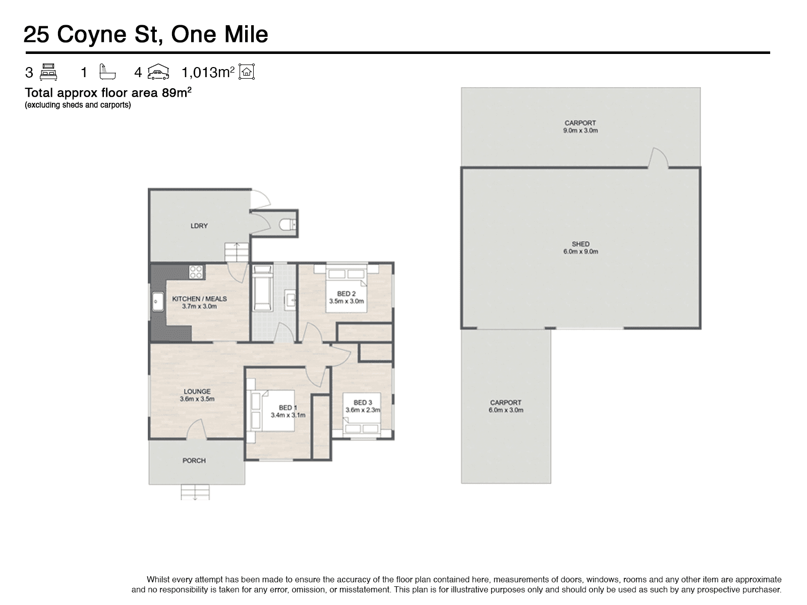 25 COYNE STREET, ONE MILE, QLD 4305