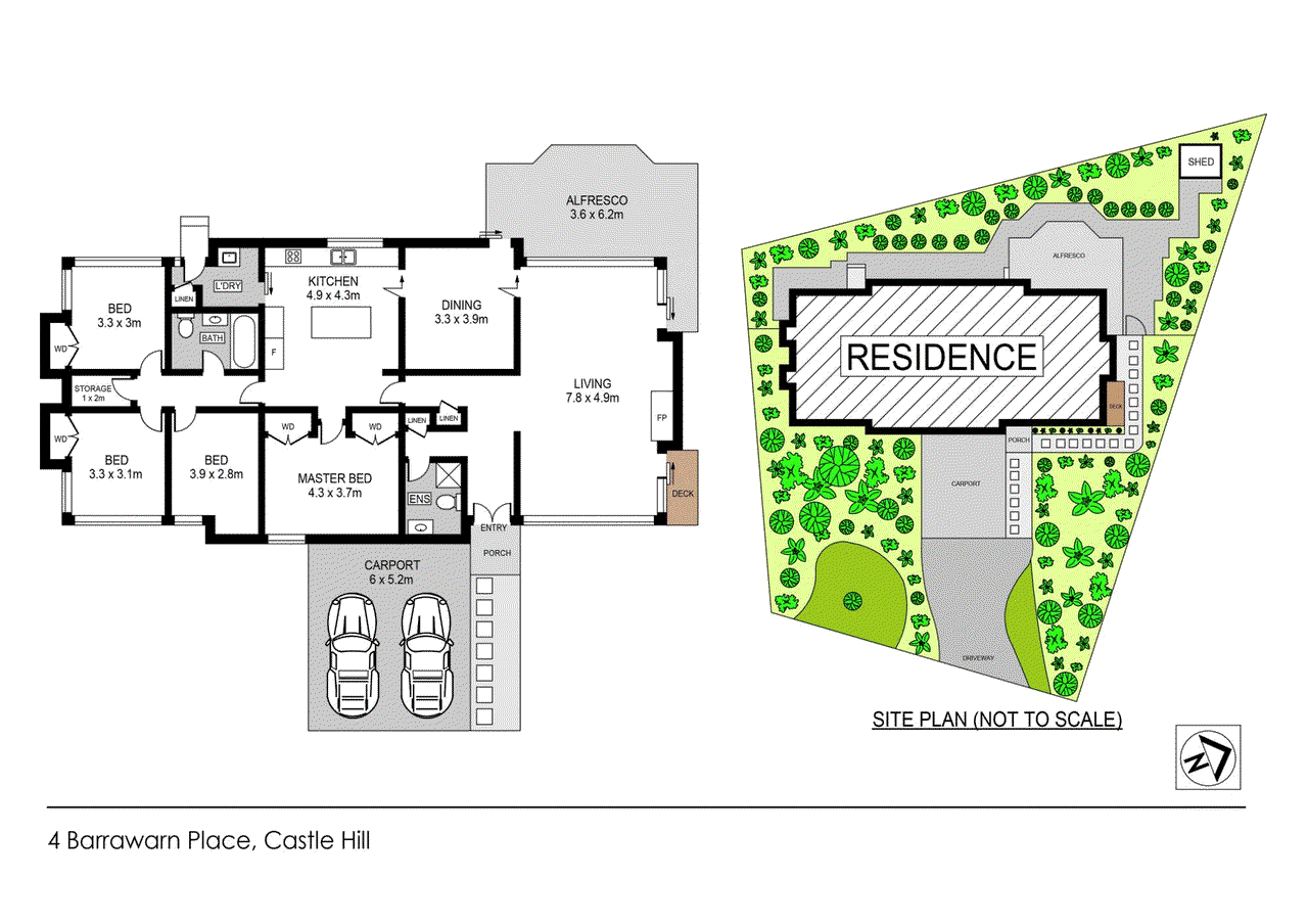 4 Barrawarn Place, CASTLE HILL, NSW 2154