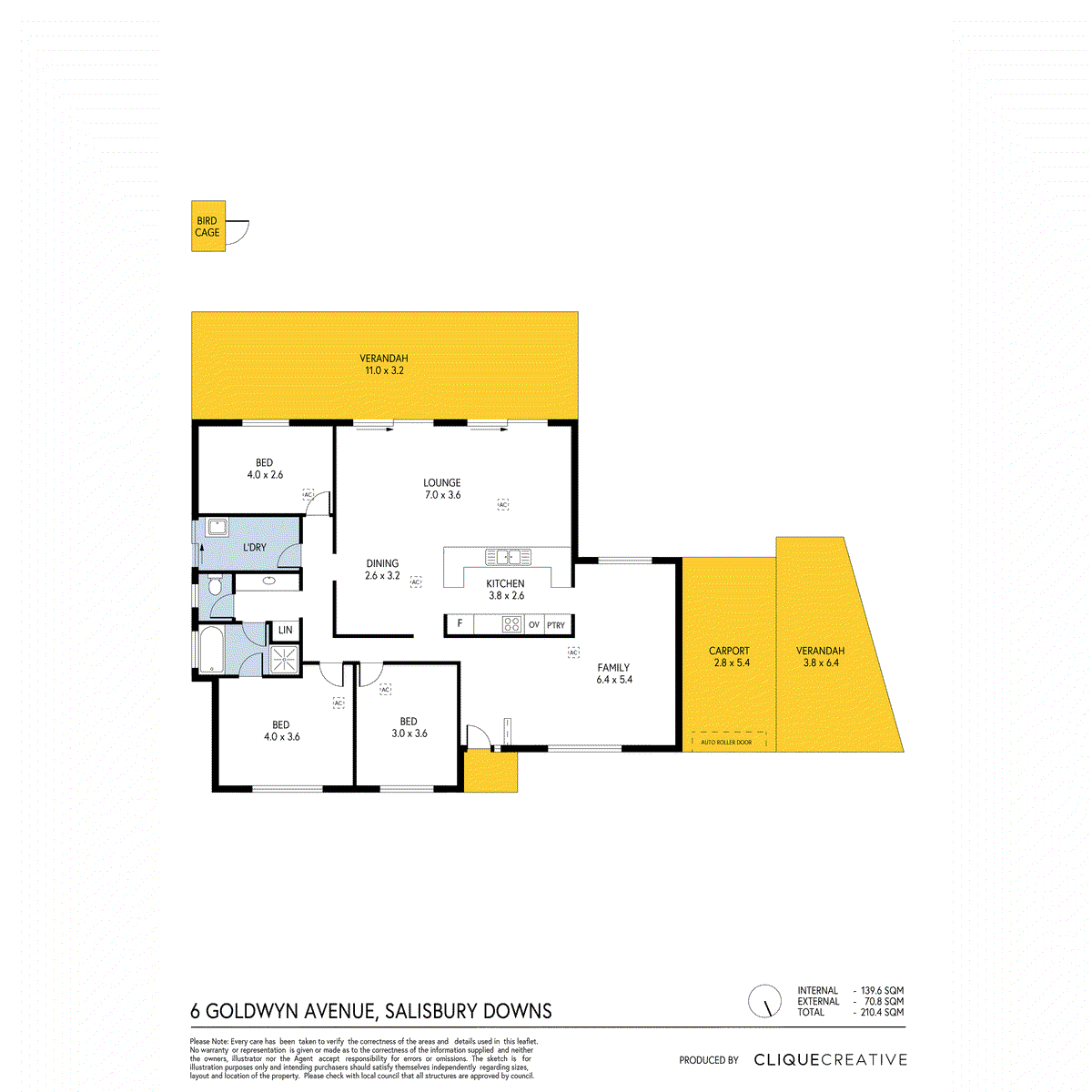 6 Goldwyn Avenue, SALISBURY DOWNS, SA 5108