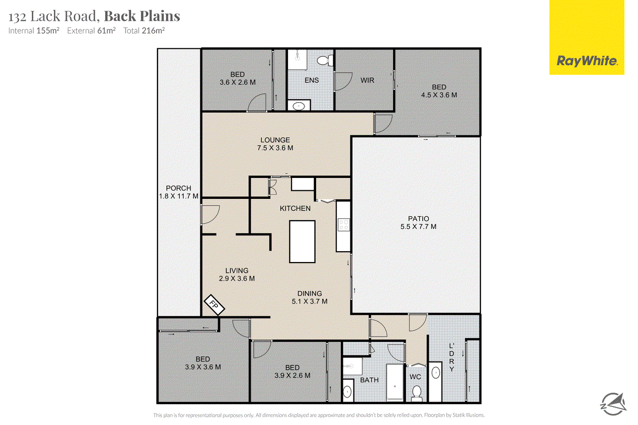 132 Lack Road, BACK PLAINS, QLD 4361