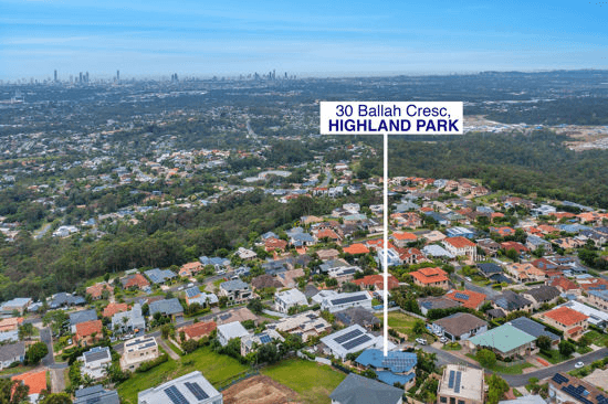 30 Ballah Crescent, HIGHLAND PARK, QLD 4211