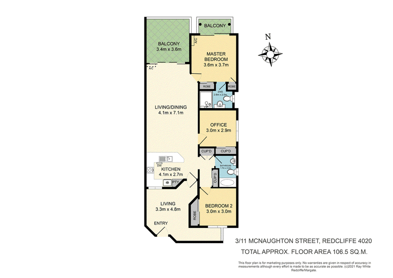 3/11 McNaughton Street, REDCLIFFE, QLD 4020