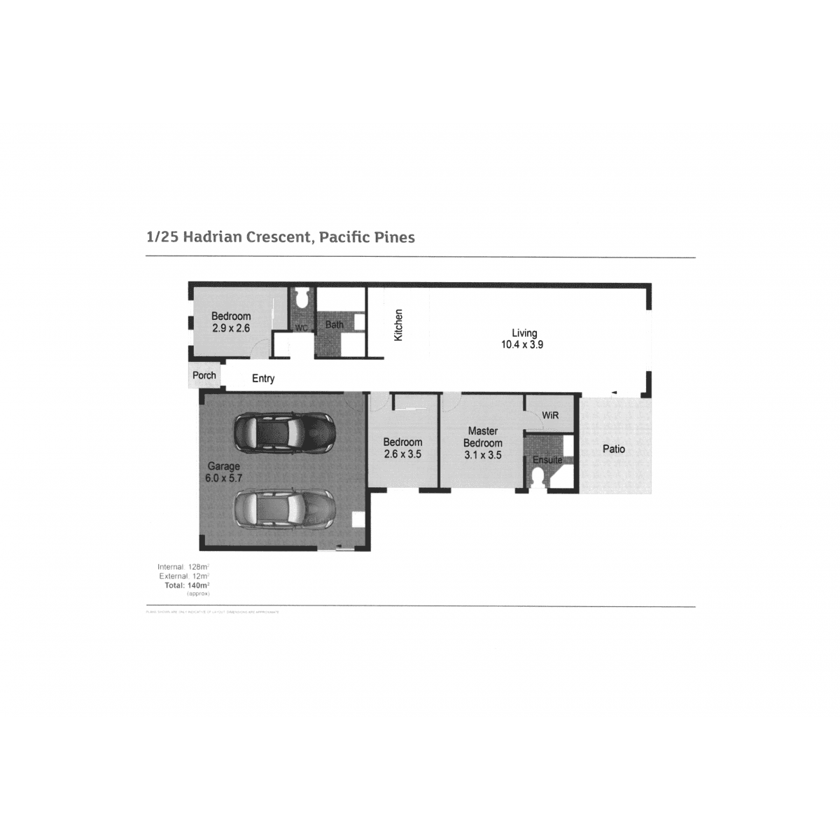 1/25 Hadrian Crescent, Pacific Pines, QLD 4211