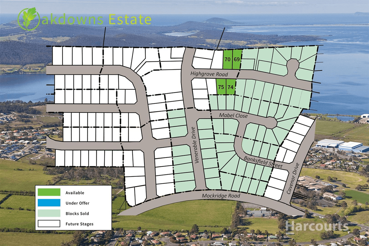 Lot 70 Stage 8 Oakdowns Estate, Rokeby, TAS 7019