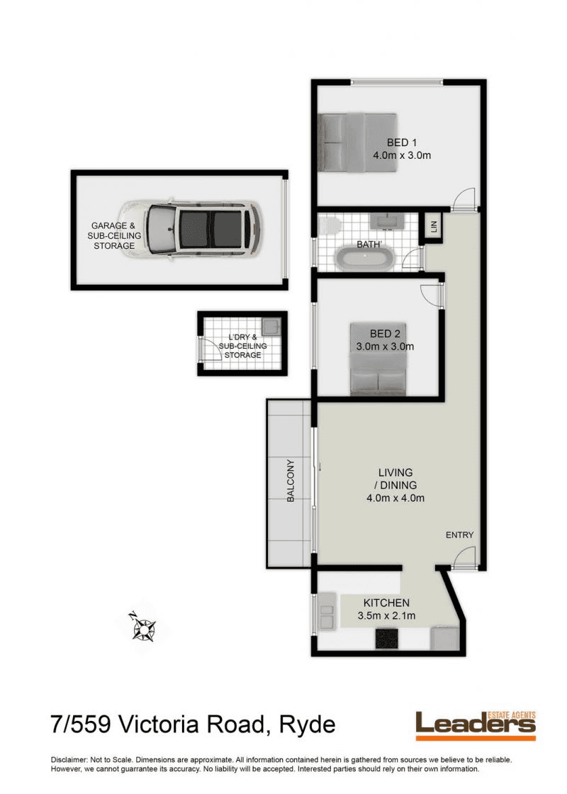 Level 2/7/559  Victoria Road, Ryde, NSW 2112